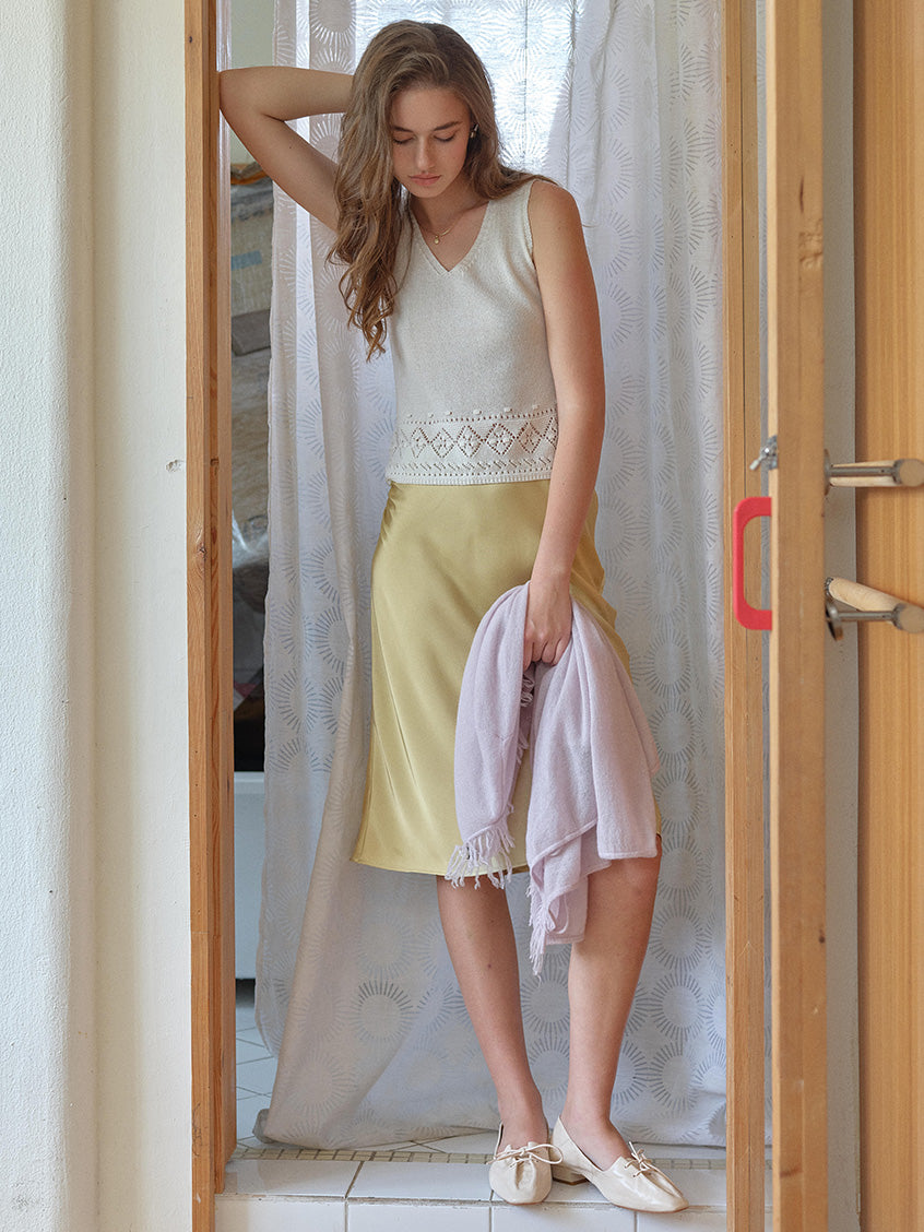 Marlowe High-Waist Mermaid Midi Skirt
