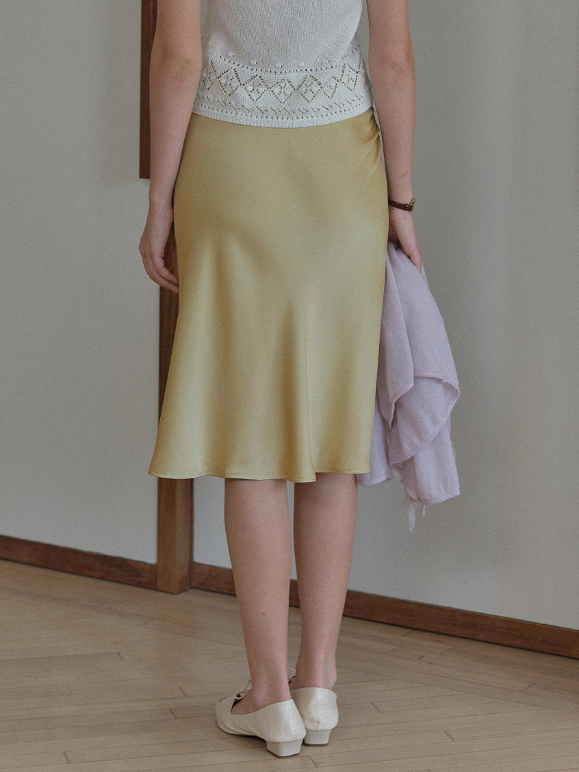 Marlowe High-Waist Mermaid Midi Skirt