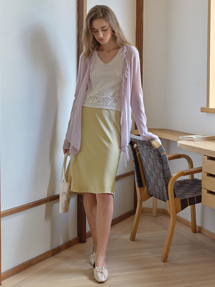 Marlowe High-Waist Mermaid Midi Skirt