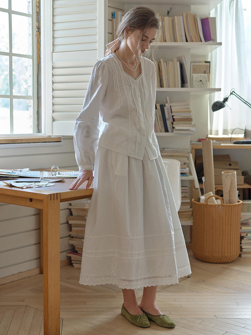 Juniper French A-Line Loose Skirt