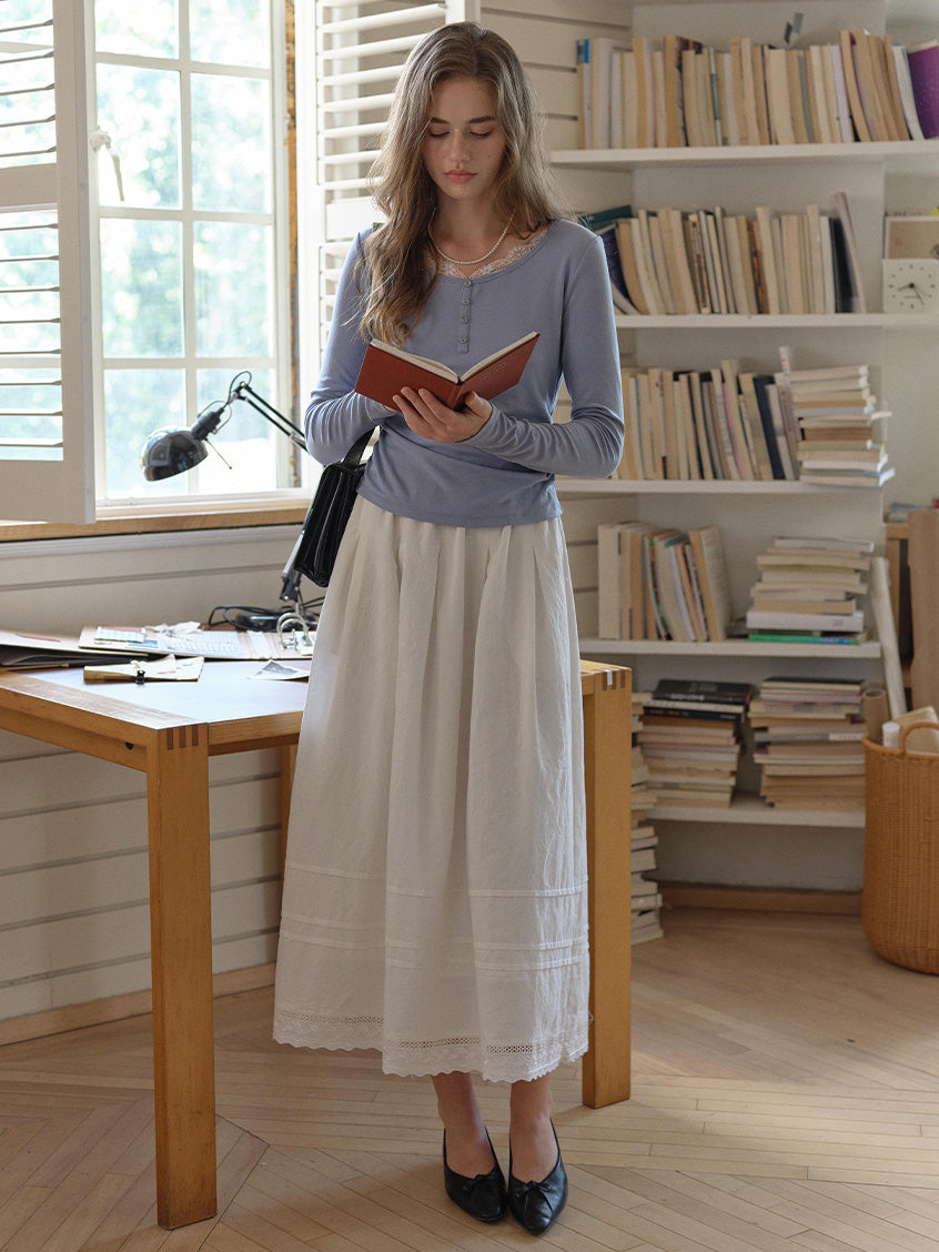 Juniper French A-Line Loose Skirt