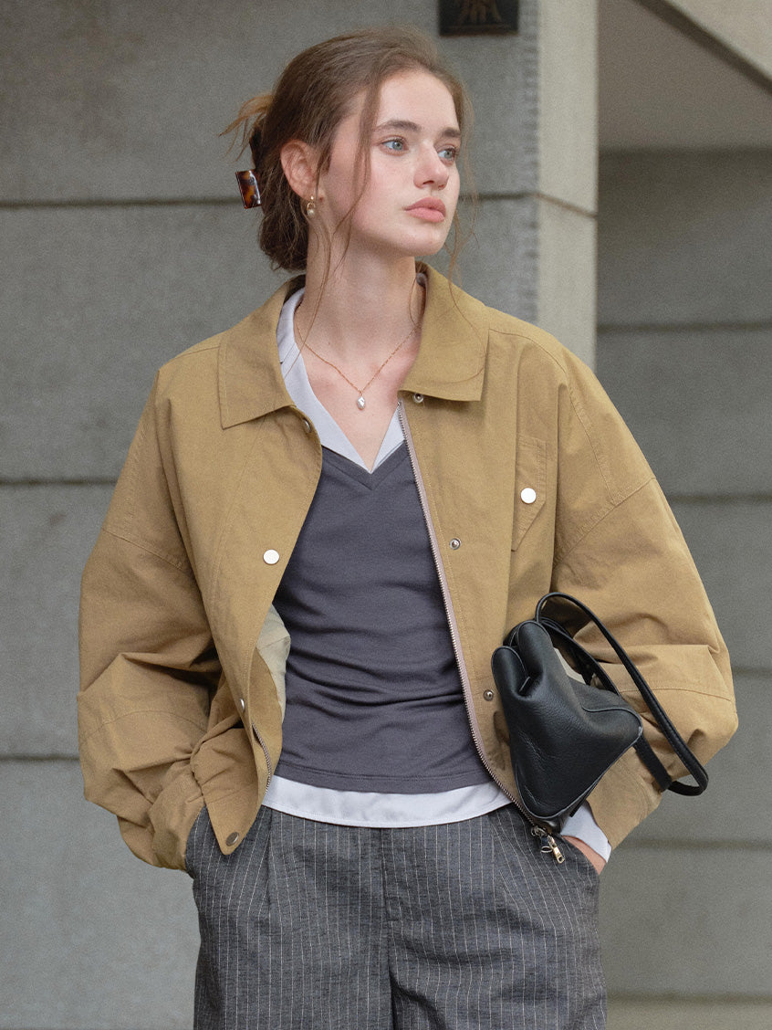 Ainsley 100%Cotton Loose All-Purpose Jacket