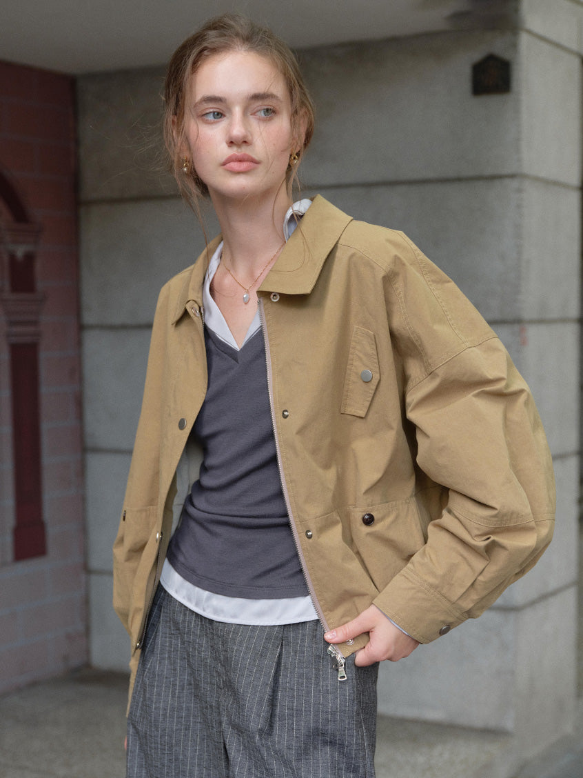 Ainsley 100%Cotton Loose All-Purpose Jacket