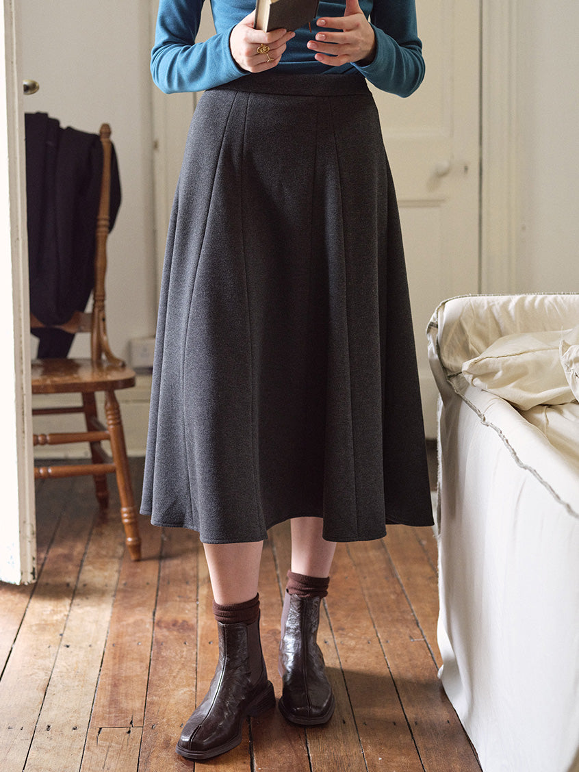 Zerlina All-Purpose Flowy A-Line Midi Skirt