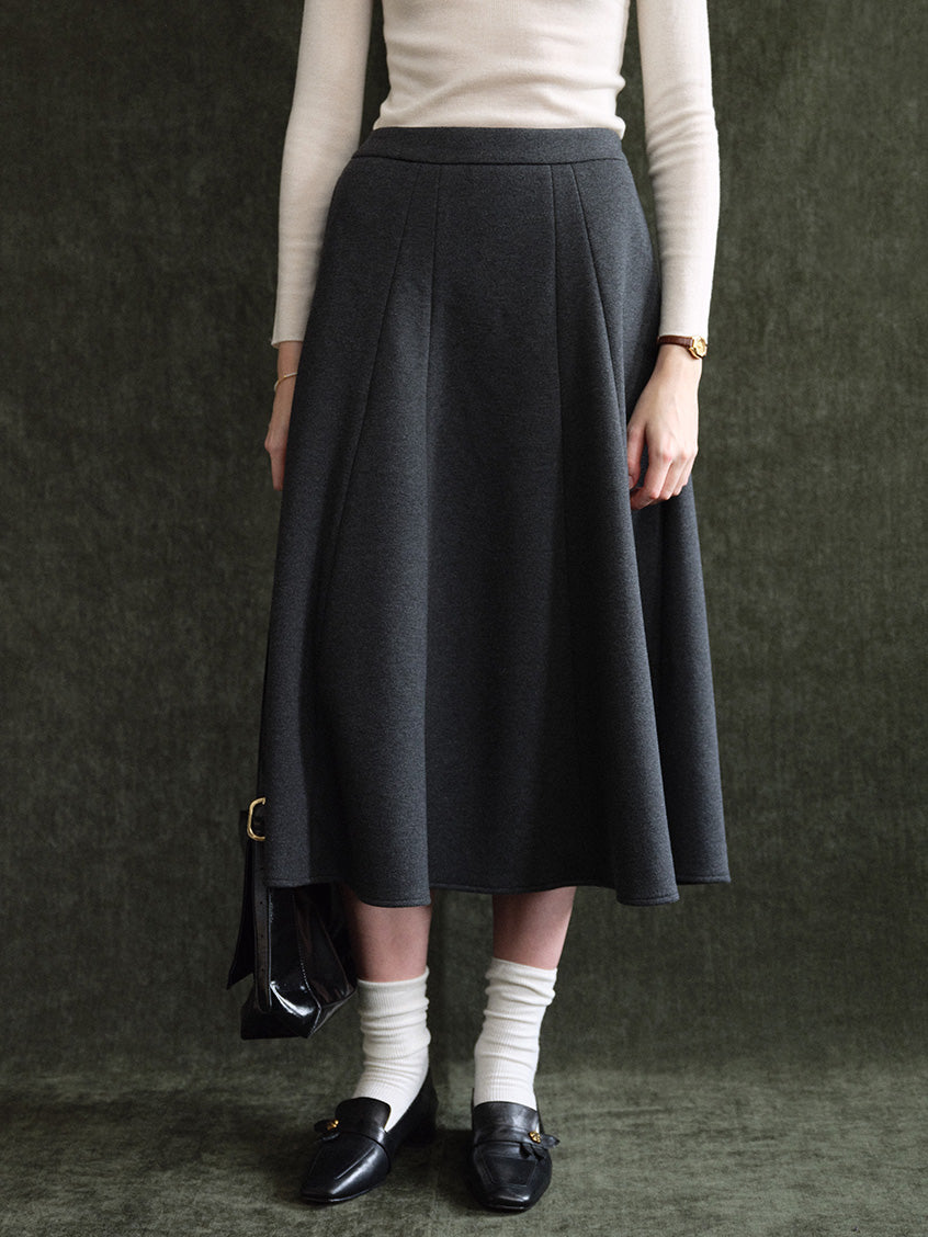Zerlina All-Purpose Flowy A-Line Midi Skirt