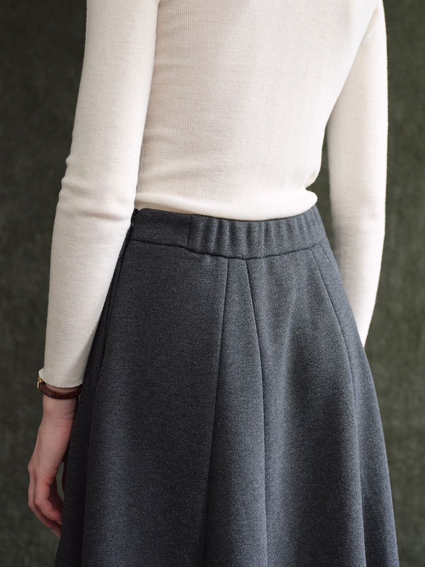 Zerlina All-Purpose Flowy A-Line Midi Skirt