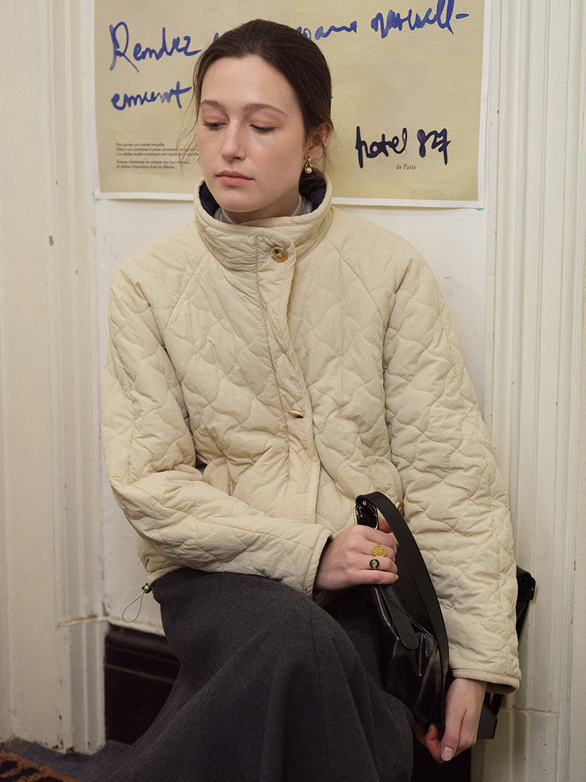 Gwendolen Reversible Corduroy Quilted Padded Jacket