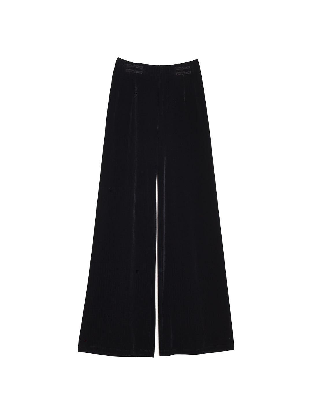 Freyja Frog Button Striaght Trousers