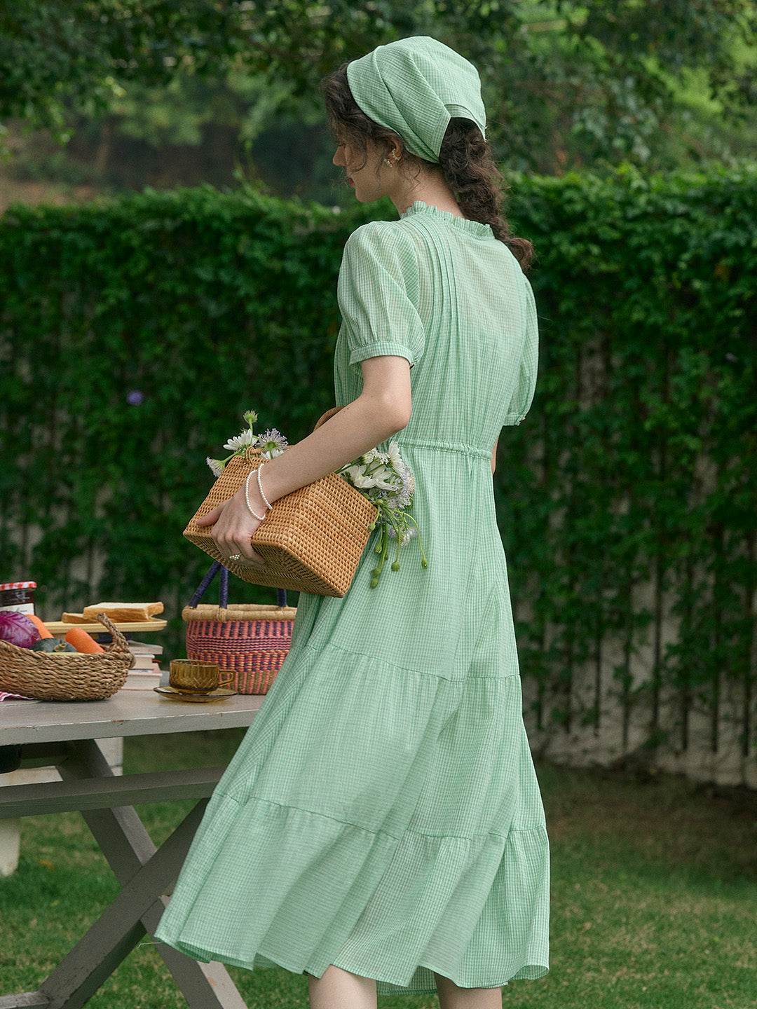 【Final Sale】Mina V-Neck 100% Cotton Dress