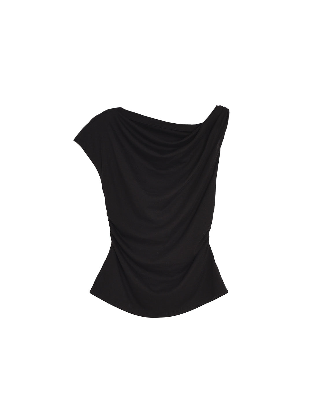 Andrea Off-shoulder Waist Lyocell Top