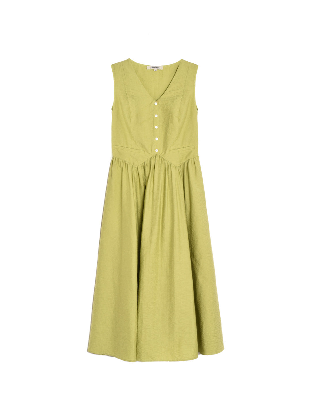 Jasmine V-Neck Sleeveless Cotton Dress
