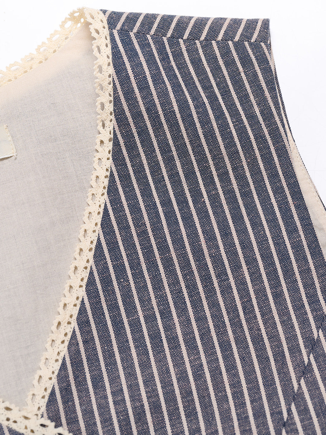 Allyson Striped Waistcoat Vest