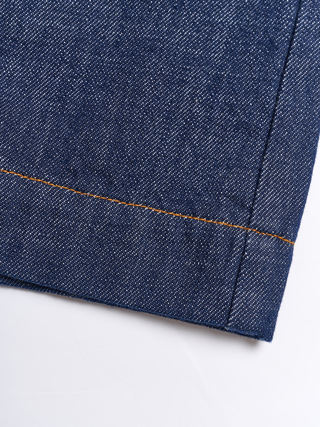 Aadhya High-Waist 100%Cotton Denim Shorts