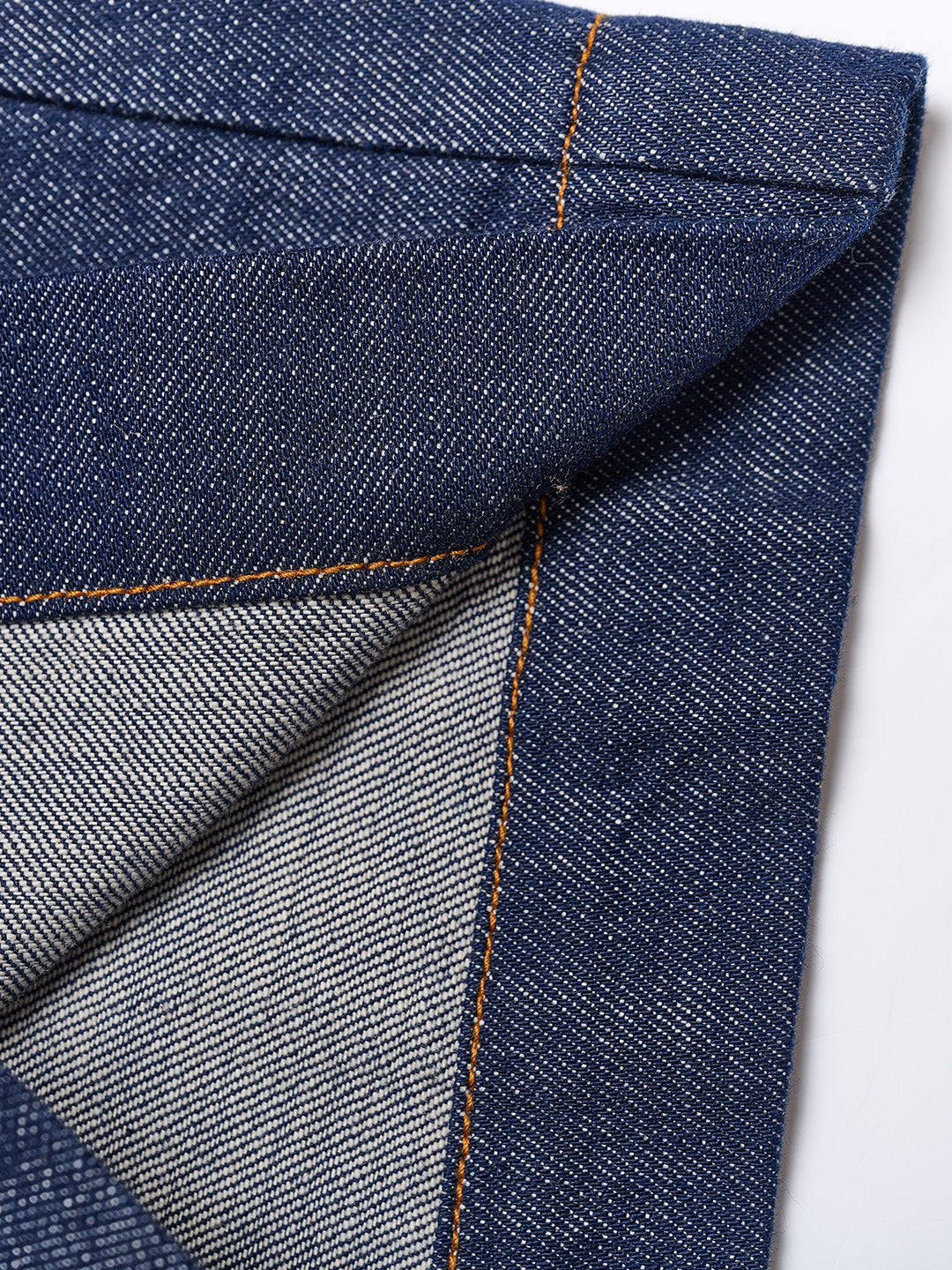 Aadhya High-Waist 100%Cotton Denim Shorts