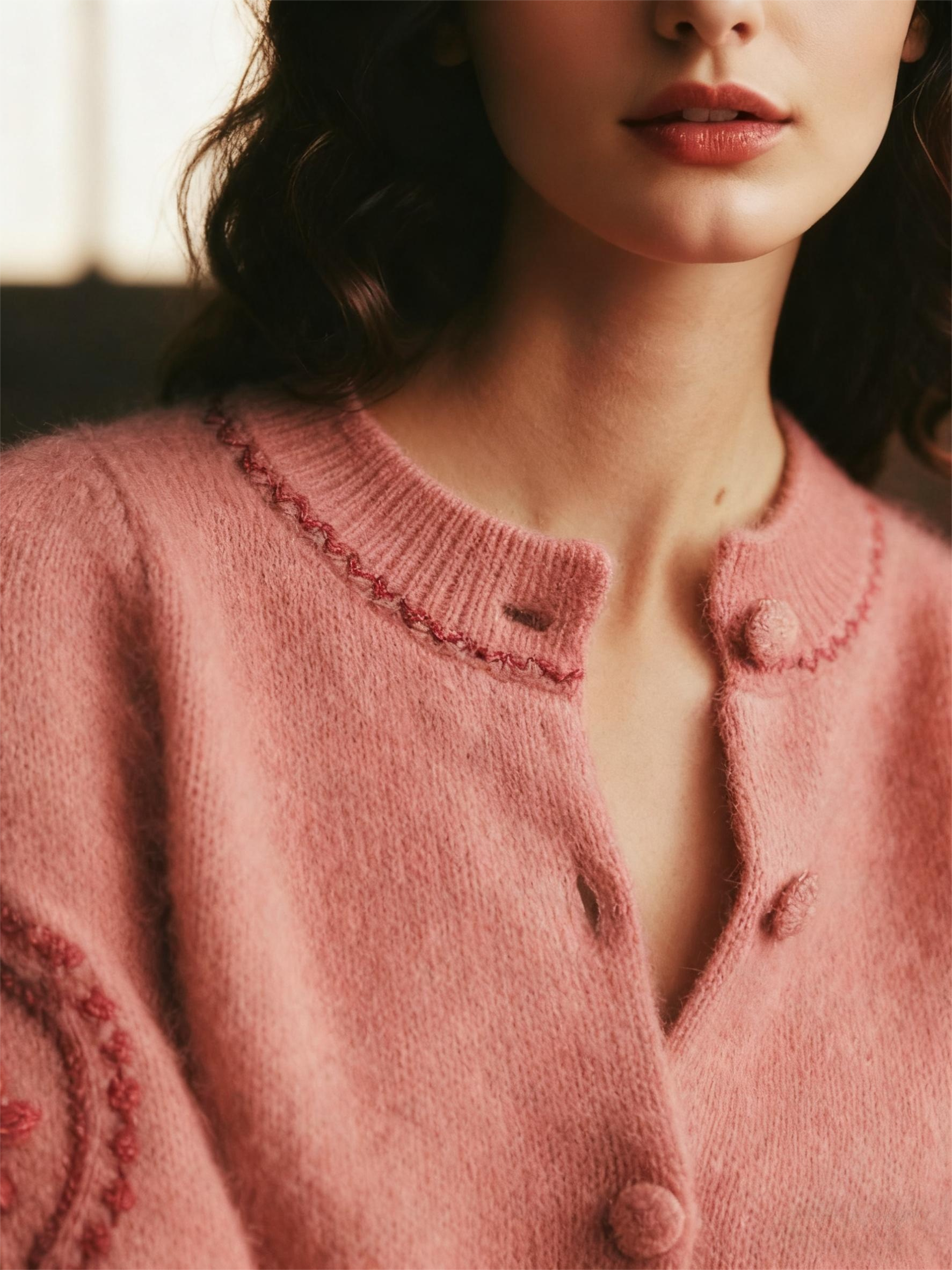 Hana Round Neck Cardigan