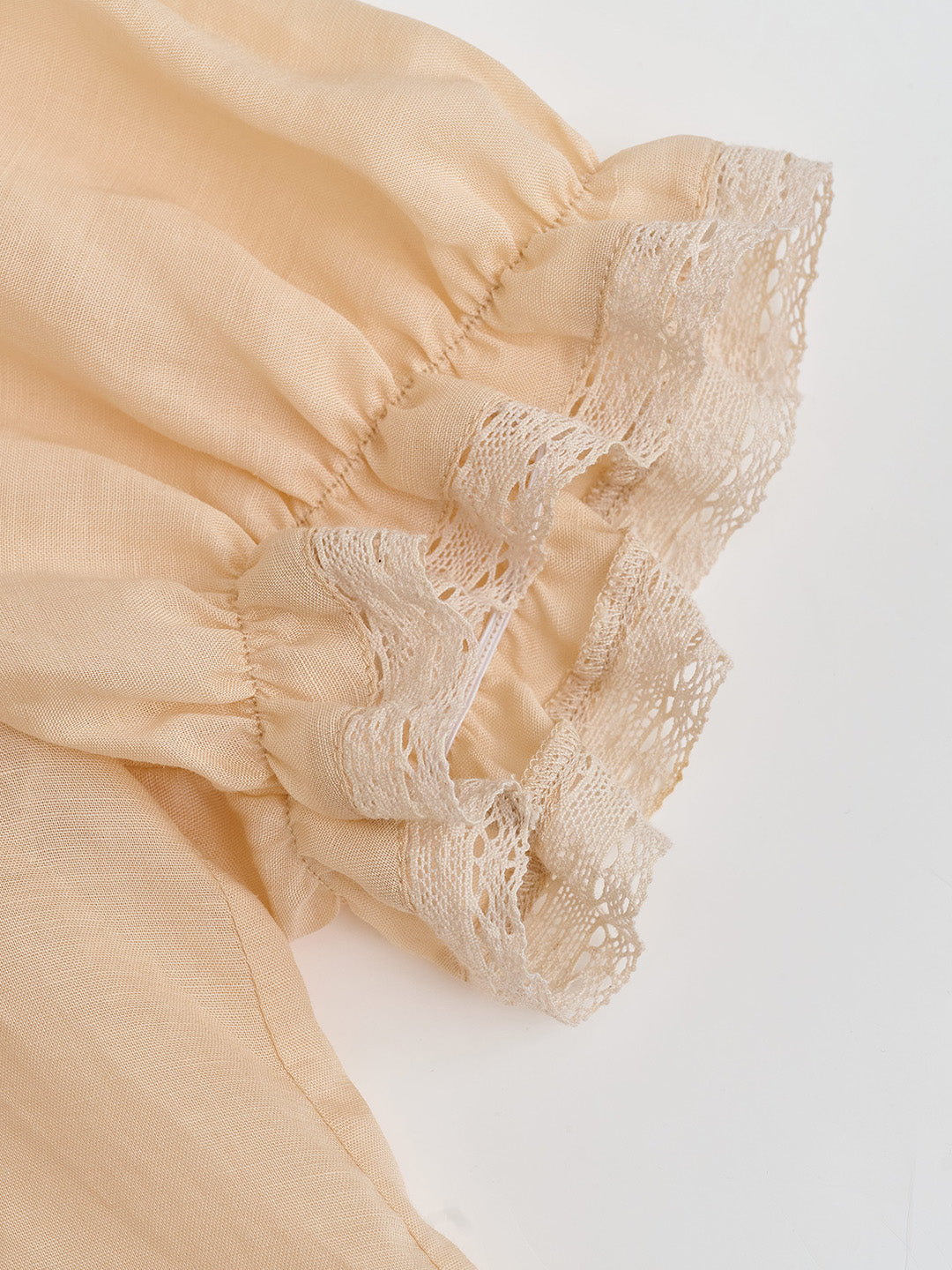 Amelia V- Neck Embroidered Ramie Blouse
