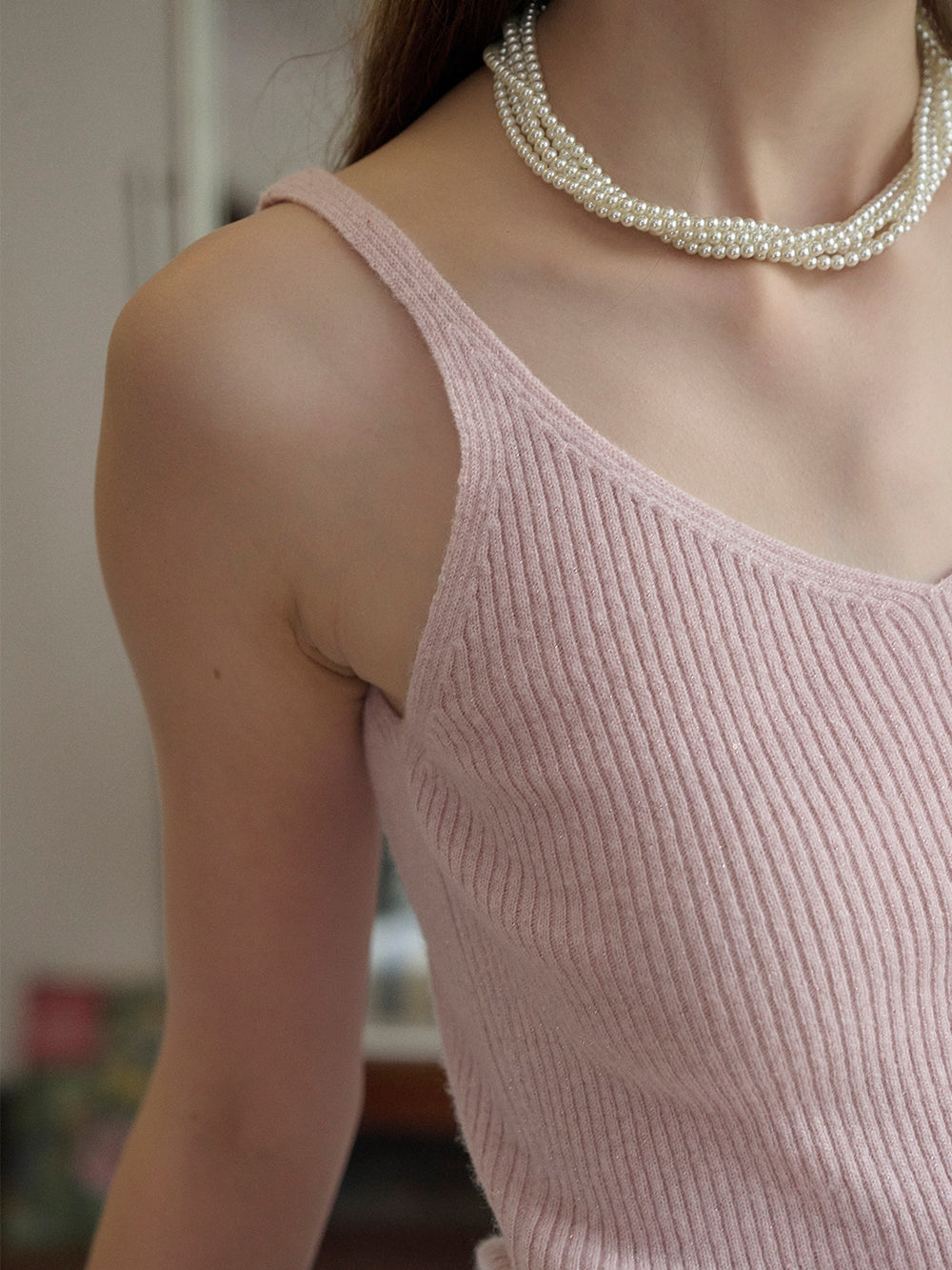 Belina V-Neck Cotton Camisole | White 70878-101