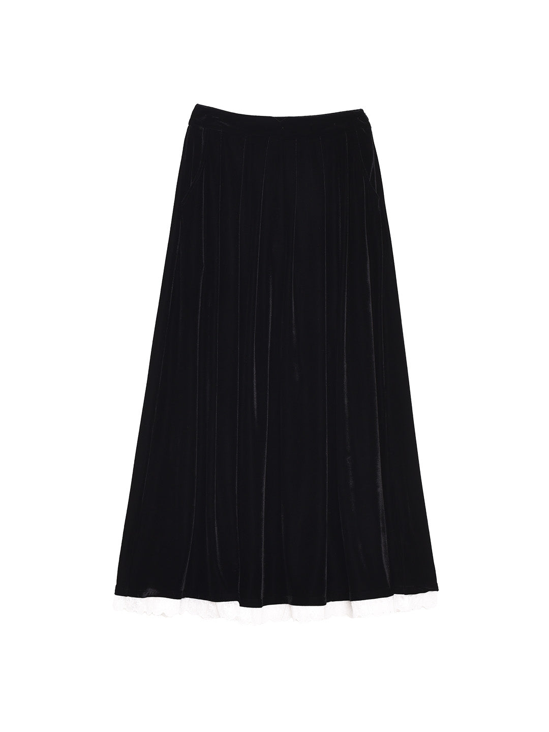 Alexa Velvet Midi Skirt