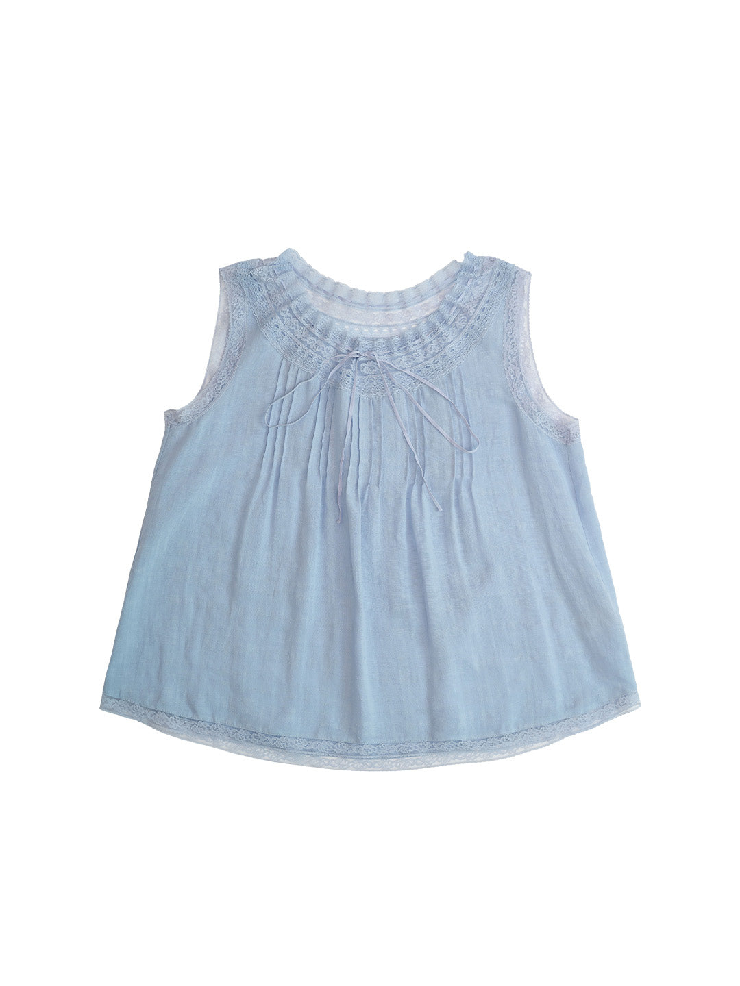 Alayna Round Neck Lace Blouse