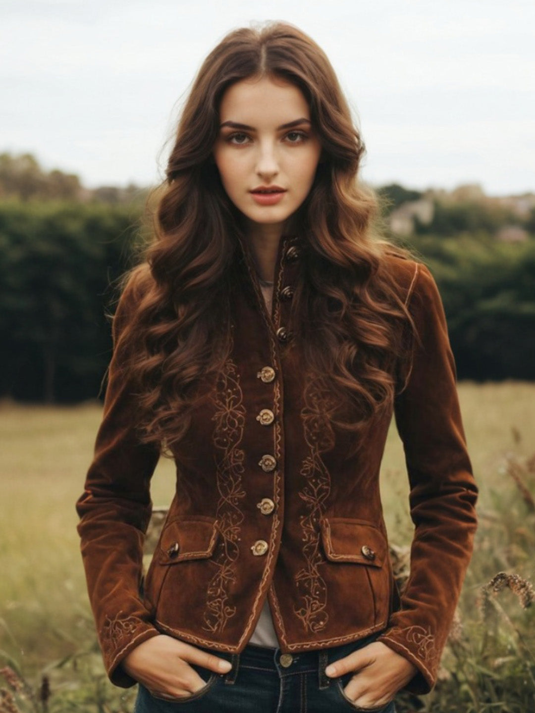 Megan Stand Collar Jacket