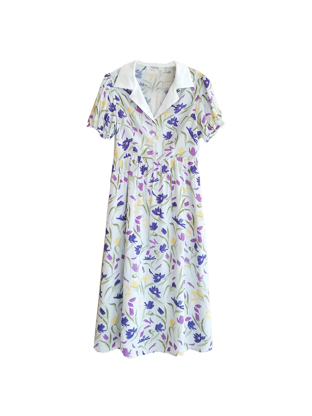 【Final Sale】Esmeralda V-Neck Ruffle Sleeve Dress