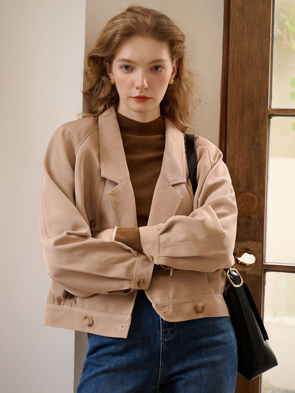Madelyn Retro Lapels Detachable Jacket