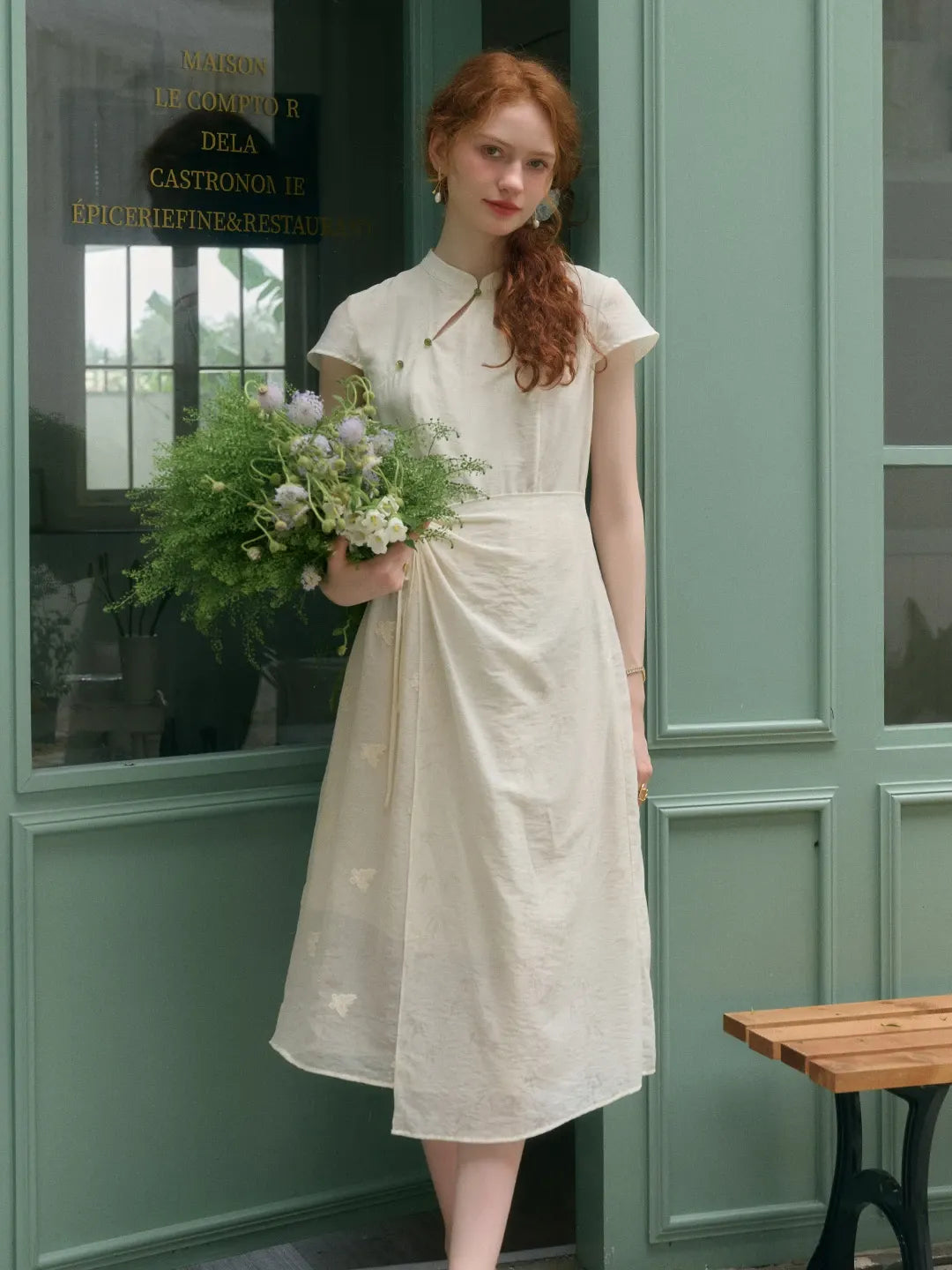 【Final Sale】Jade New Chinese Style Dress