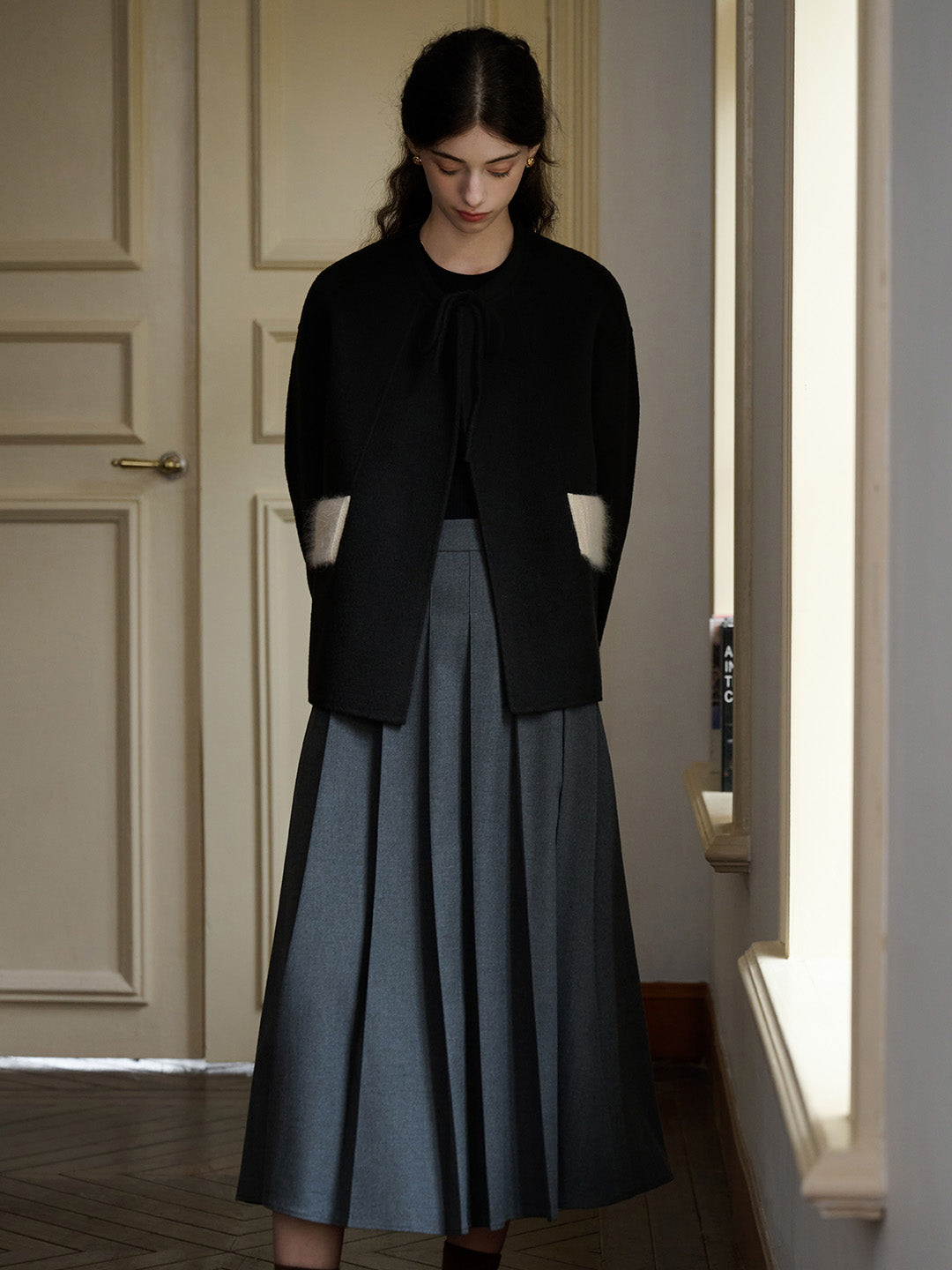 Linda Versatile Silhouette A-line Pleats Skirt