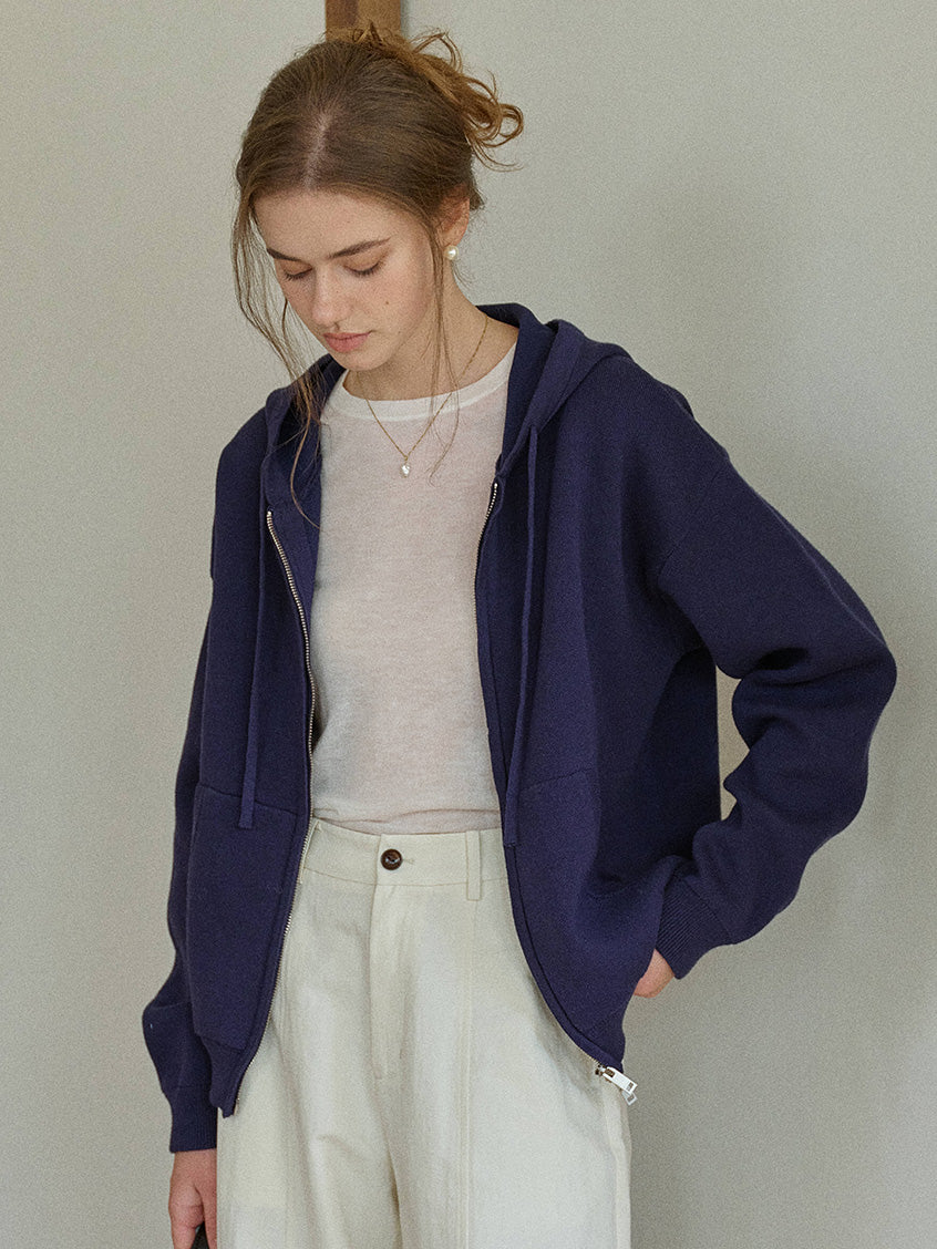 Quincy All-Purpose Knit Zip-Up Hoodie