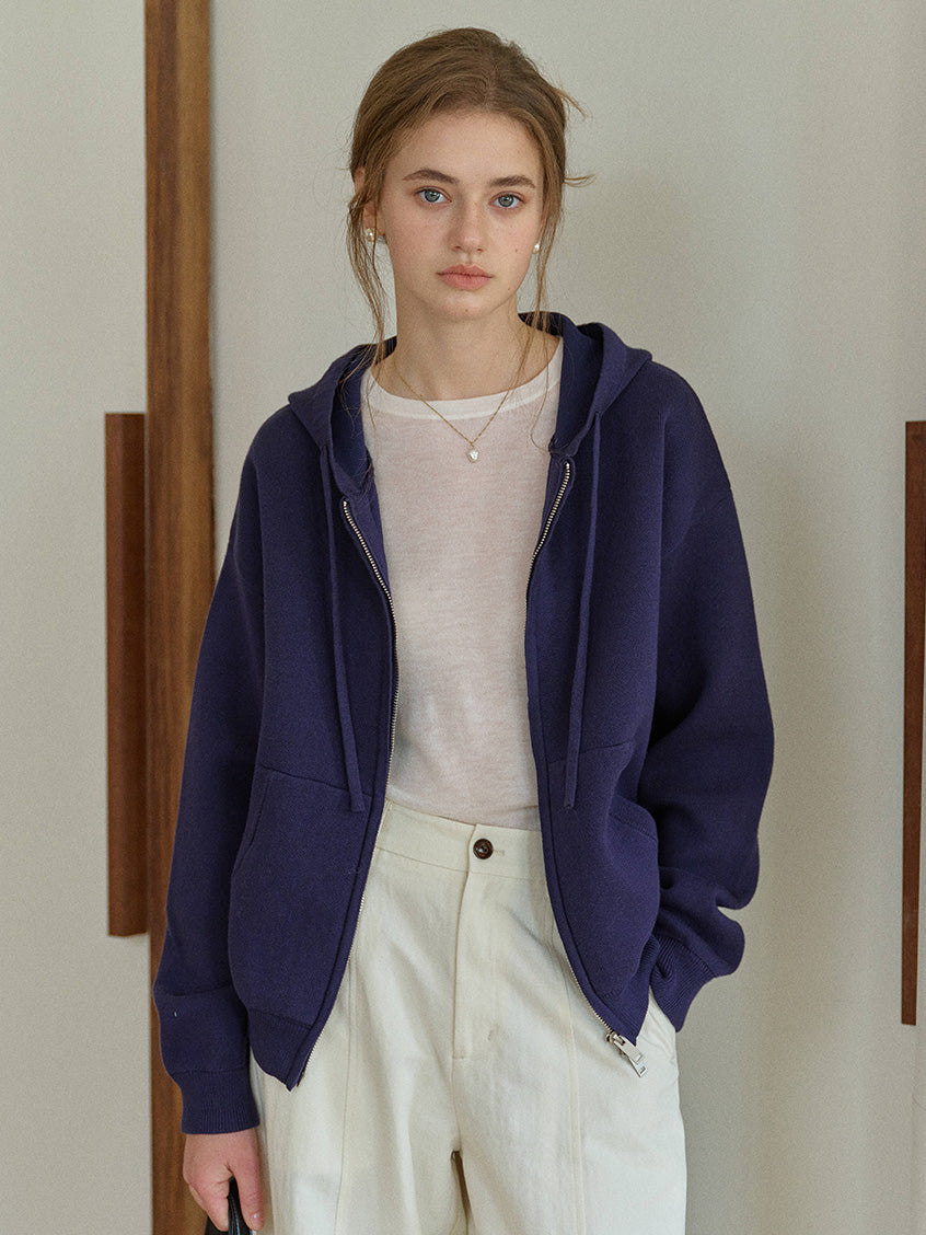 Quincy All-Purpose Knit Zip-Up Hoodie