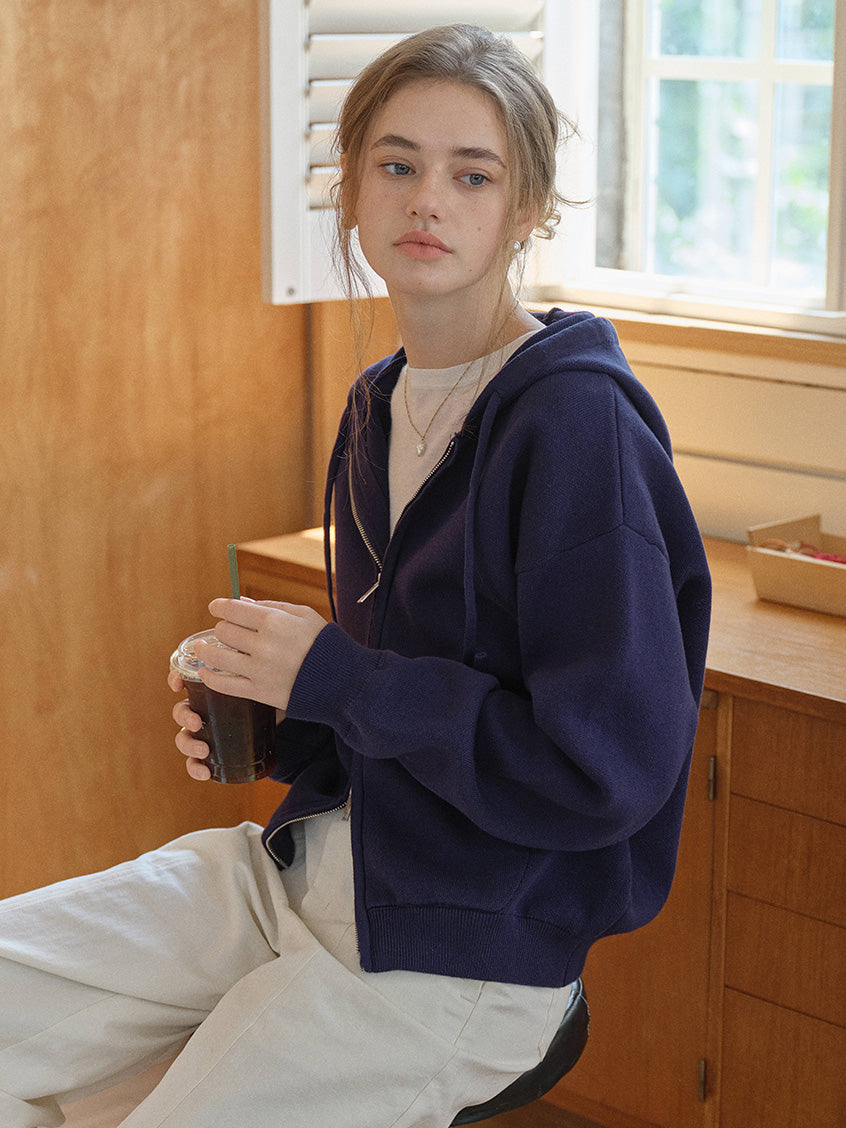 Quincy All-Purpose Knit Zip-Up Hoodie