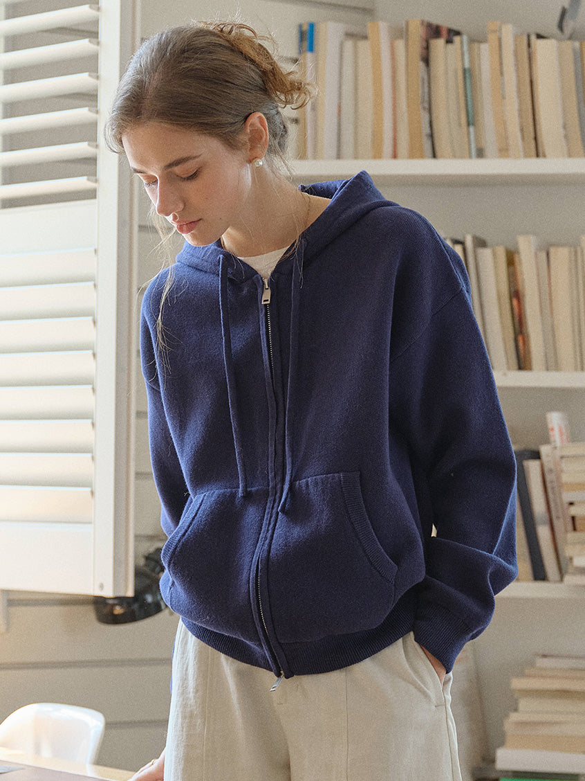 Quincy All-Purpose Knit Zip-Up Hoodie