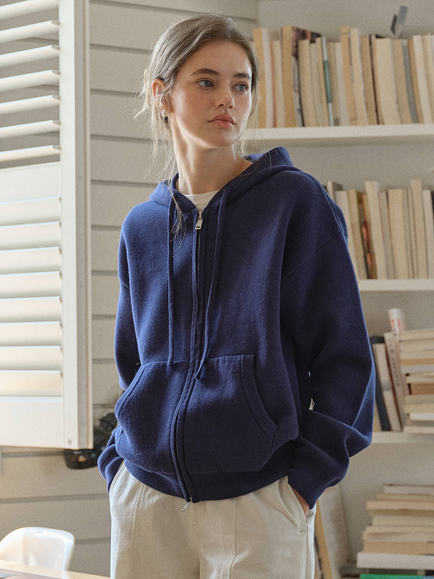 Quincy All-Purpose Knit Zip-Up Hoodie