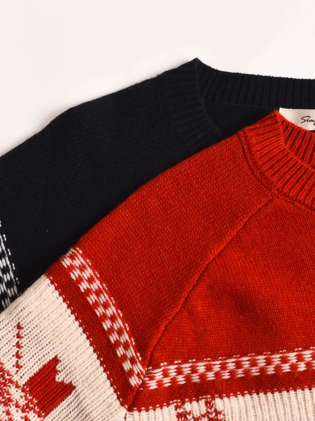 Alitzel Round Neck Wool Sweater