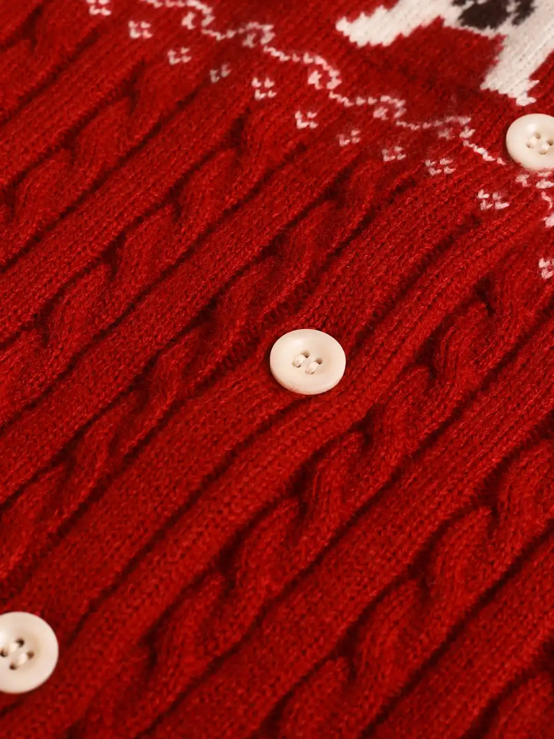 Zora Round Neck Wool Cardigan