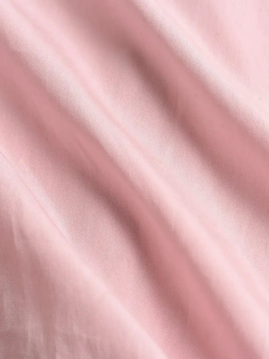 Henley Ruffle Collar Lyocell Blouse