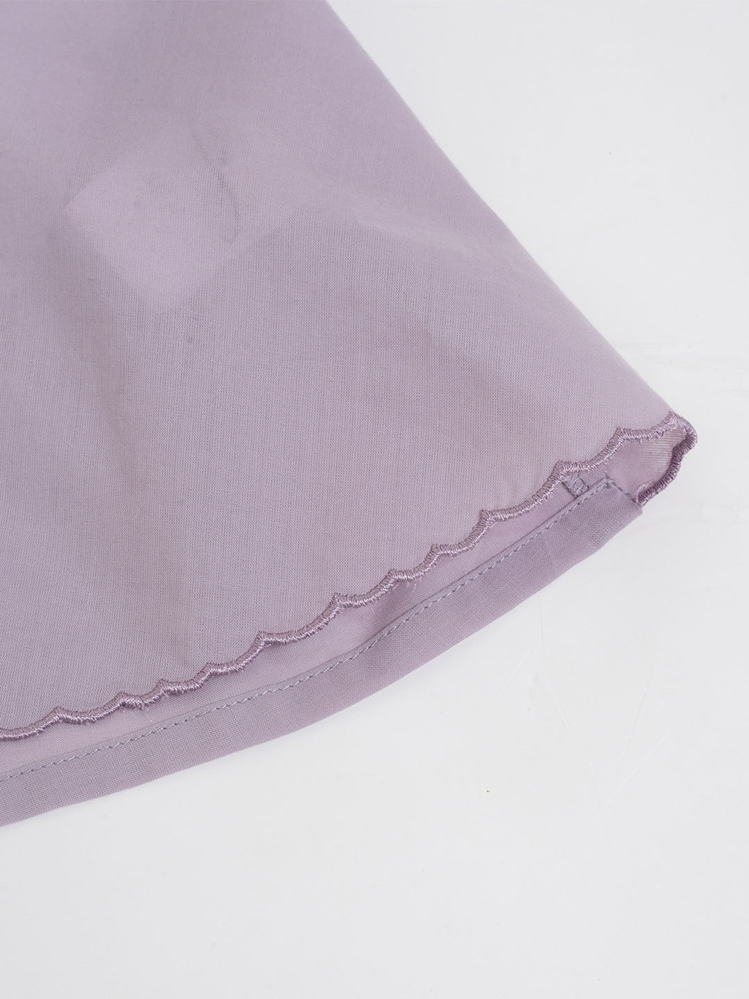 【Final Sale】Plus Size Gracie Round Collar Embroidery Blouse-Taro Purple