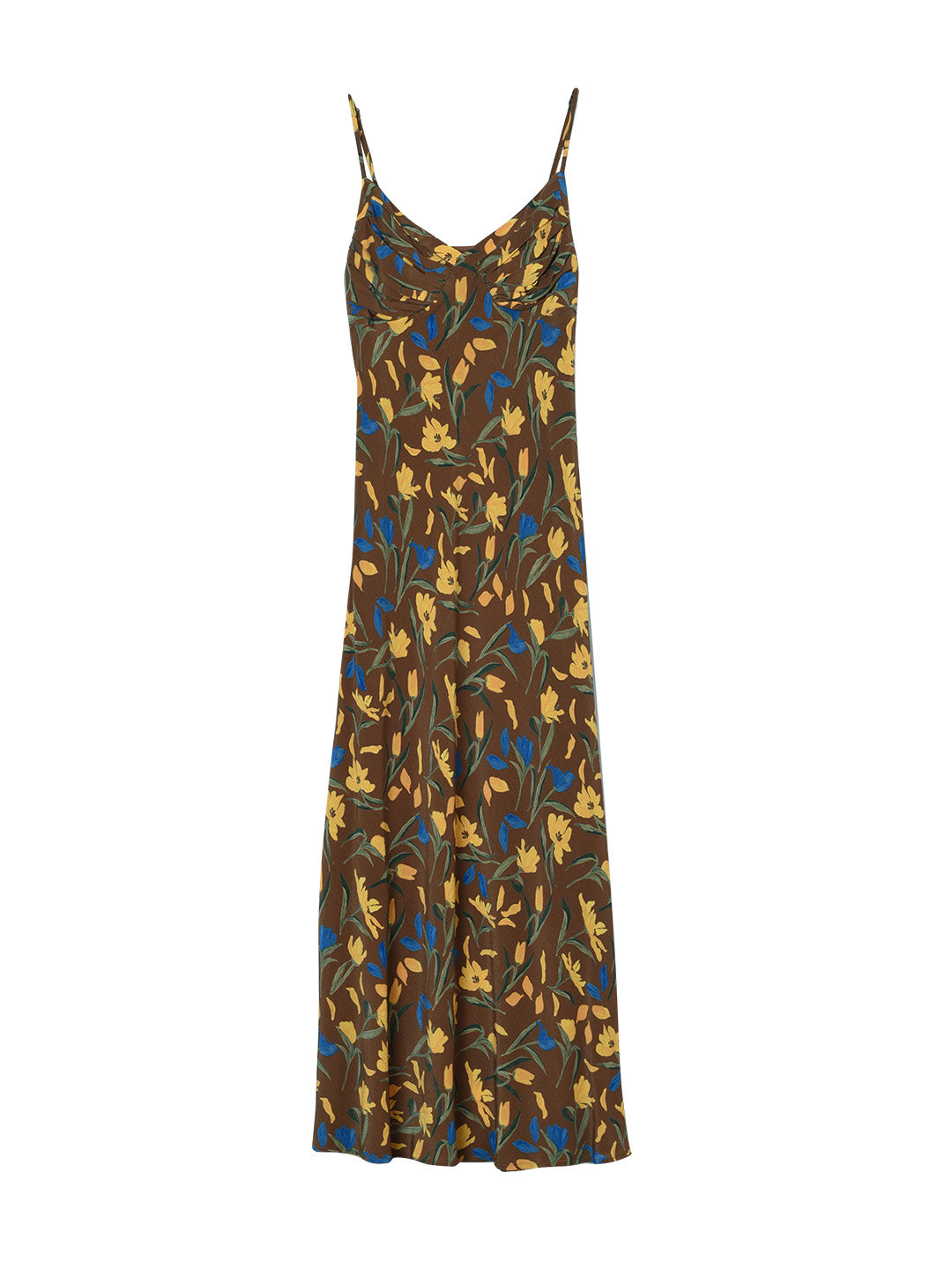 Miley Romantic Tulip Print Slip Dress