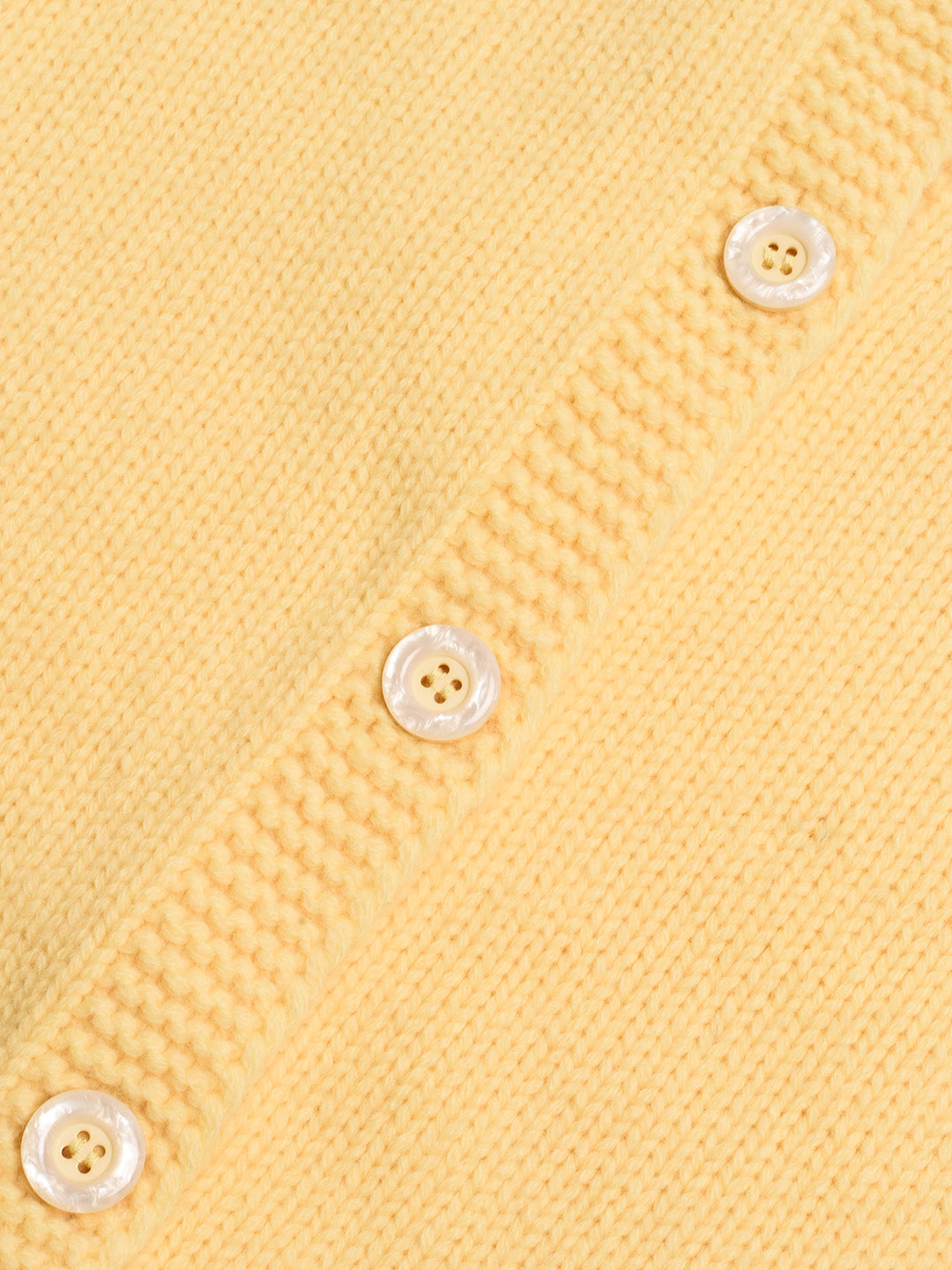 Alicia Round Neck Short 100%Wool Cardigan