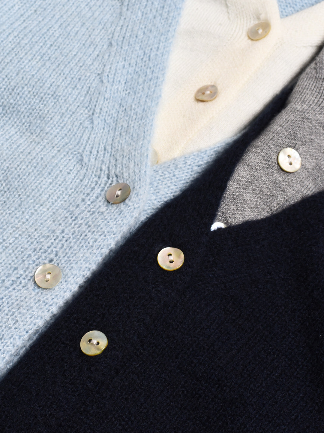 Madeleine V-Neck Faux Layered Wool Top