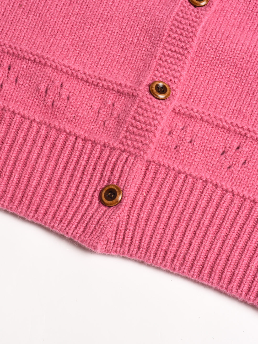 Alicia Round Neck Short 100%Wool Cardigan