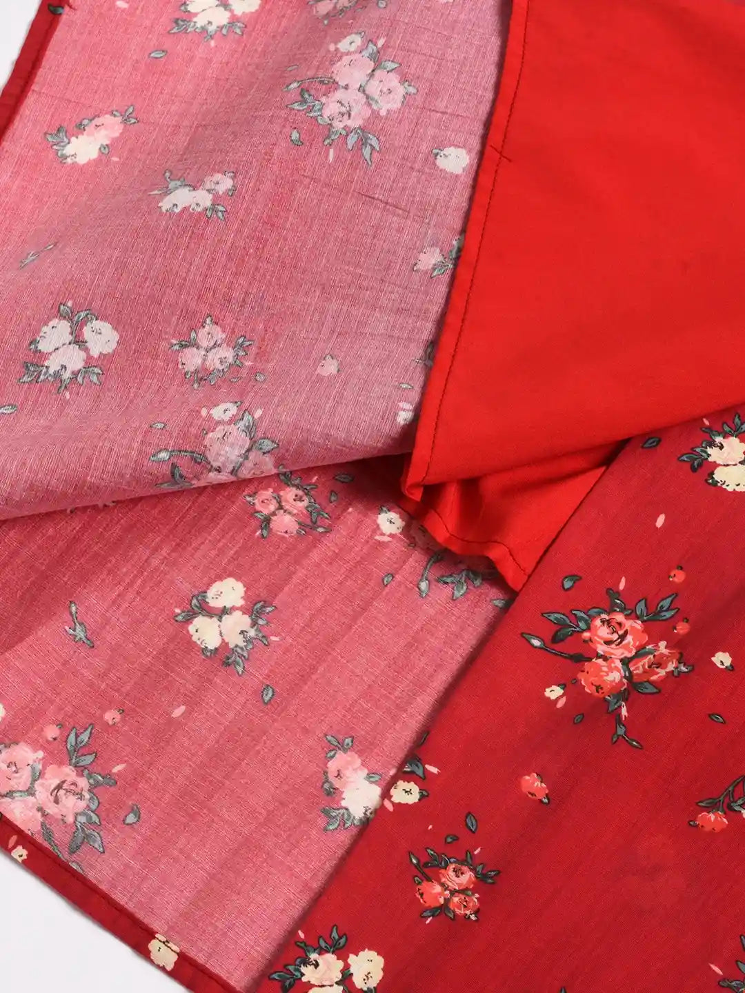 Kimura Floral-Print Rayon Midi Dress