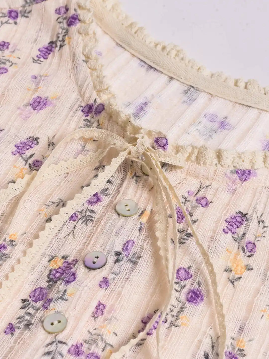 Dana Round Neck Floral Blouse