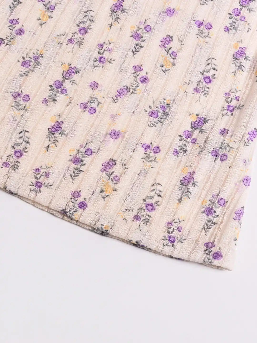 Dana Round Neck Floral Blouse