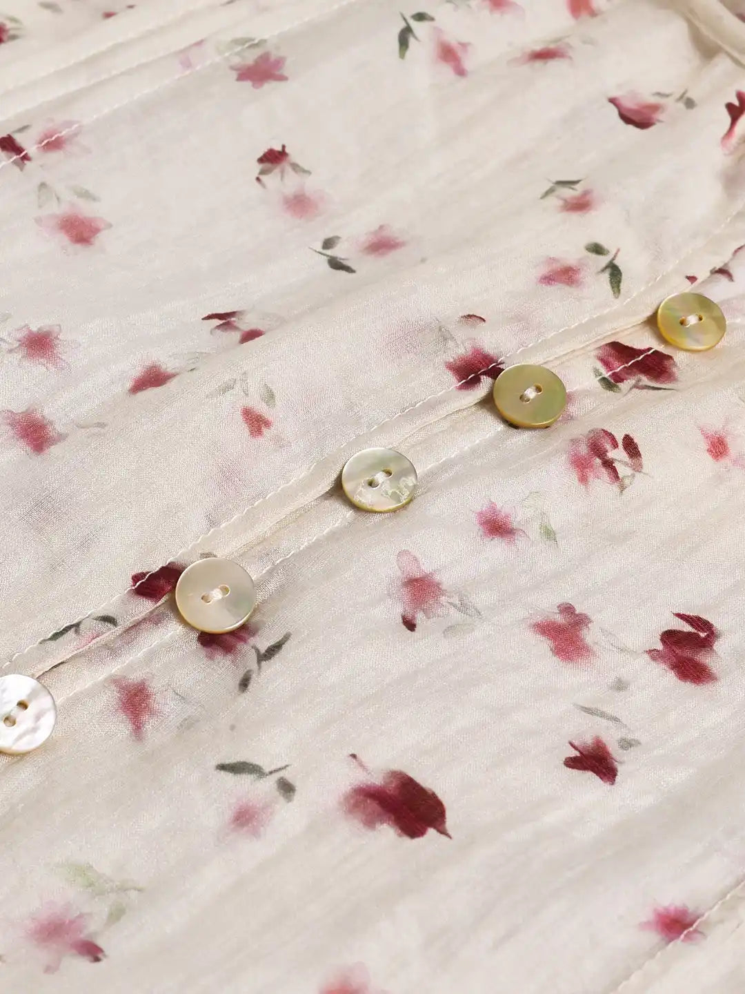 Layne Lace Collar Floral Blouse