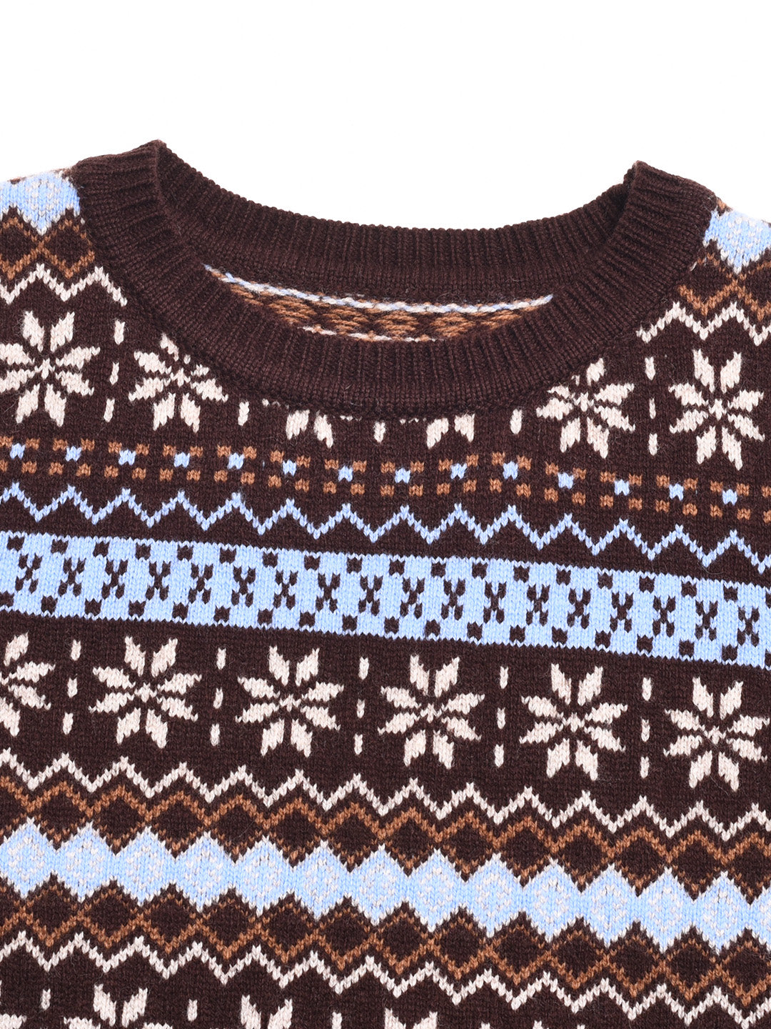 Iyla Round Neck Fair Isle Vest
