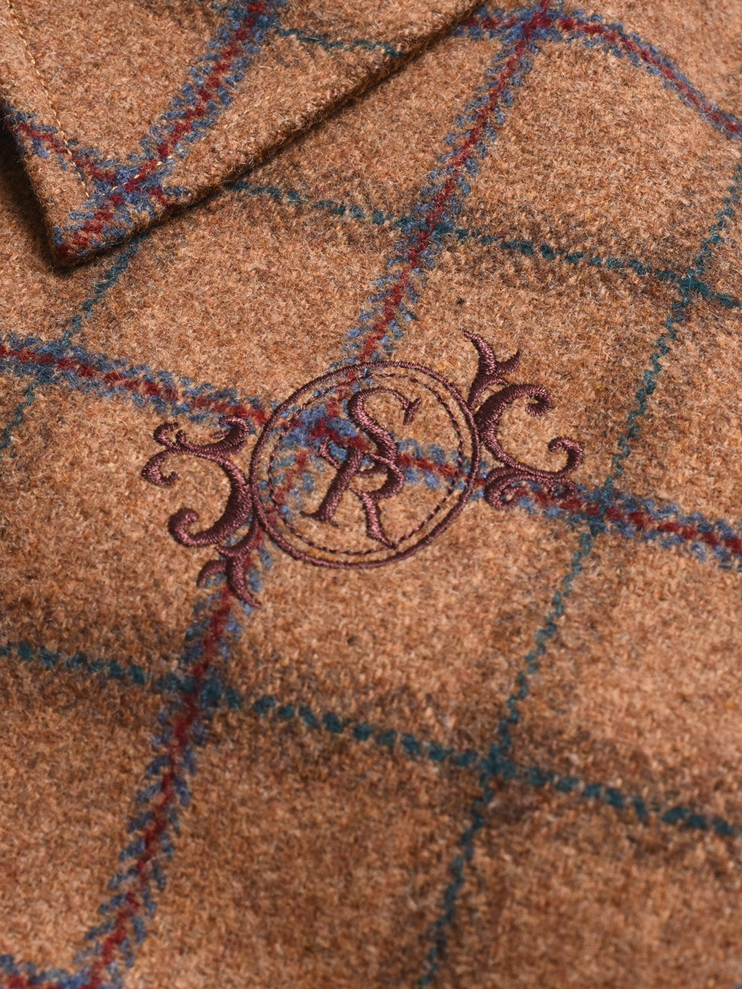 Amani Notch Lapel Plaid Jacket