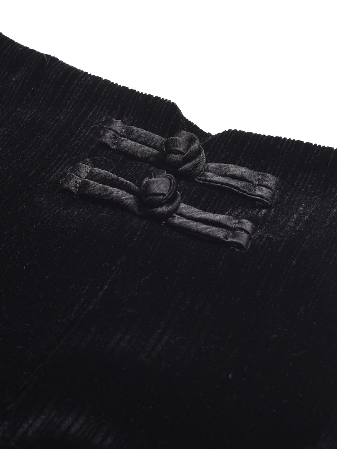 Freyja Frog Button Striaght Trousers