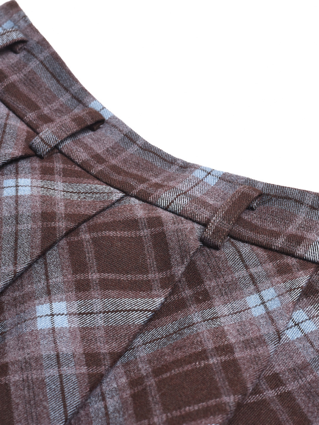 Jaylani Plaid Midi Skirt