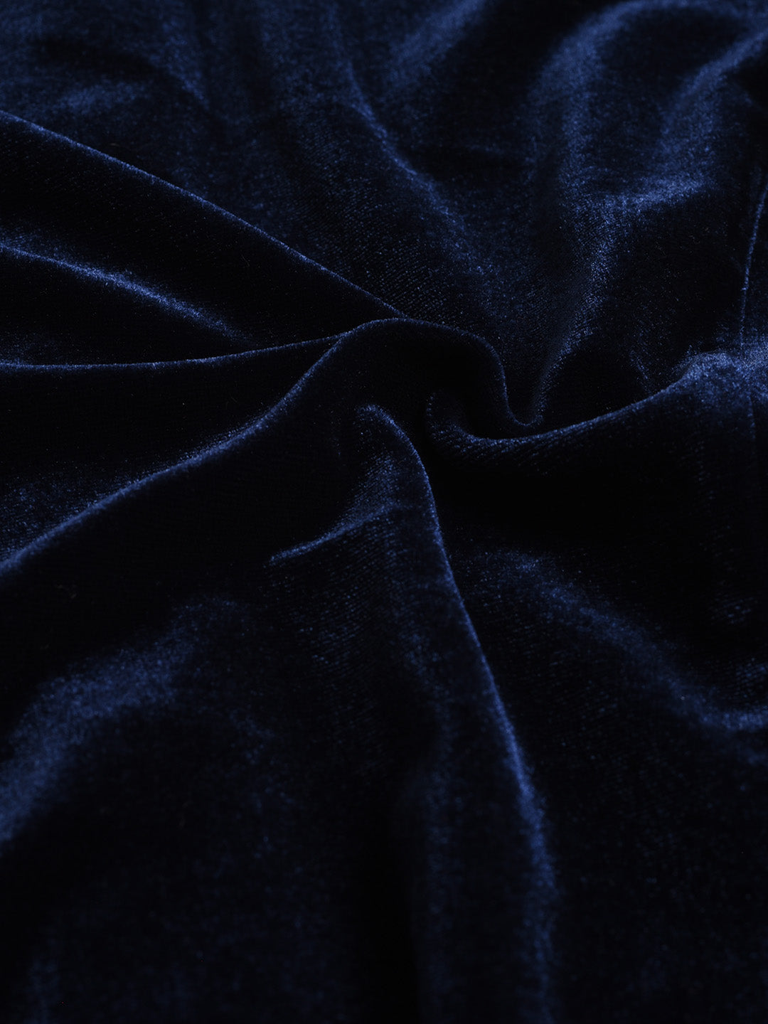 Karina Lace Neck Velvet Top